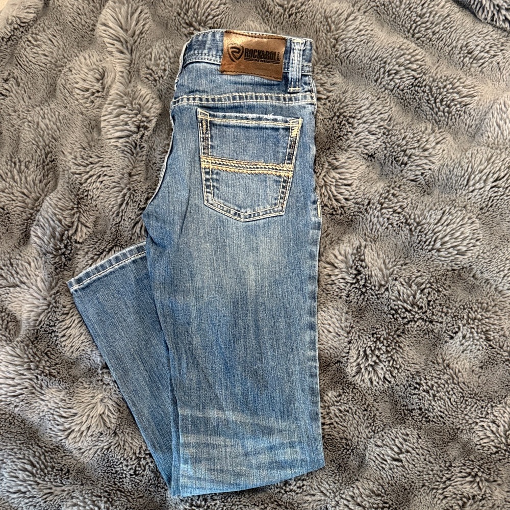 Rock&Roll Boy Blue Jeans, Size 10R (Slim Fit)